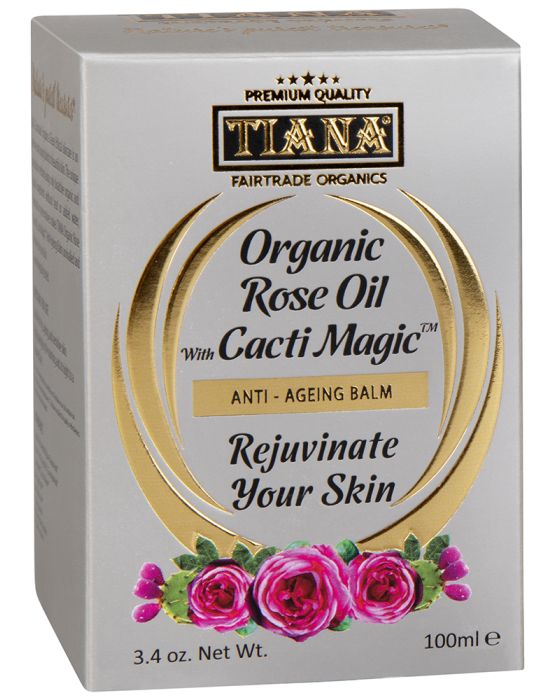 TIANA Organic Rose Oil Balm with Cacti Magic