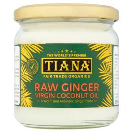 TIANA Fairtrade Organics Raw Ginger Virgin Coconut Oil  X24 - rrp. £239.76