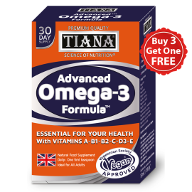 TIANA Vegan Advanced Omega-3 Liquid Multivitamin 3 for 2, 90 days supply