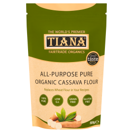 TIANA Premium Quality Organic Gluten Free Cassava Flour 500g 
