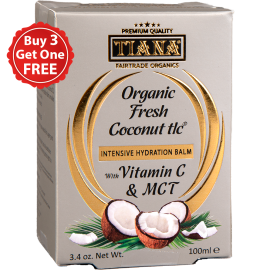 TIANA Fairtrade Organic Intensive Hydration Balm 100g, 3 for2