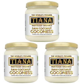 TIANA Fairtrade Organic Raw Coconut Goodness, 3 for 2