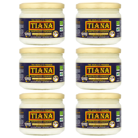 TIANA Fairtrade Omega-3 Virgin Coconut Butter 250ml, 6 for 5