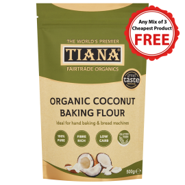 TIANA Fairtrade Organics Low-Carb Gluten-Free Coconut Flour