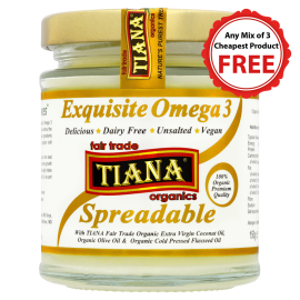 TIANA Fairtrade Organics Omega-3 Spreadable Butter