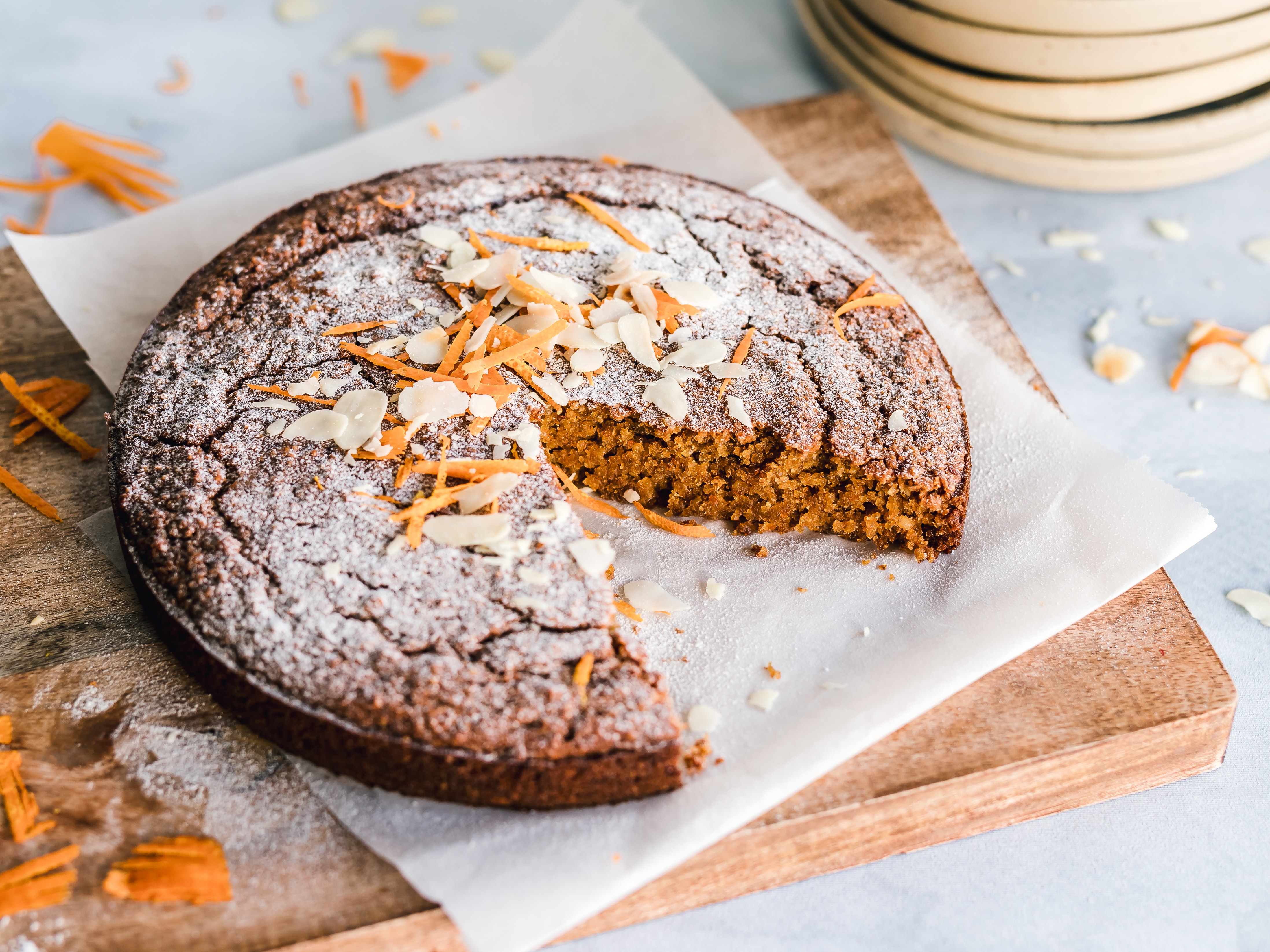 Tiana Fairtrade Organics Carrot Cake Goes Coconut Recipe