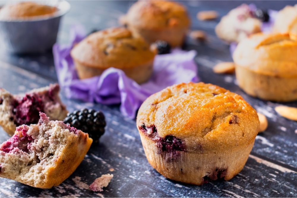 Tiana Fairtrade Organics Blueberry Coconut Muffins Recipe