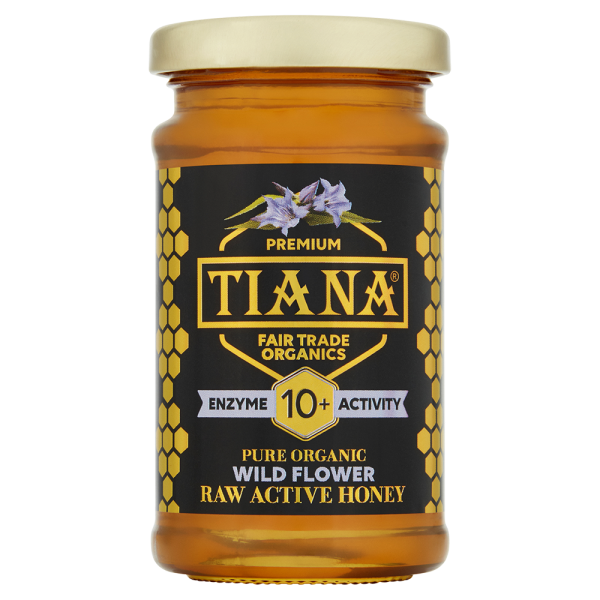 TIANA Organic Raw Active Honey rich in healthy enzymes