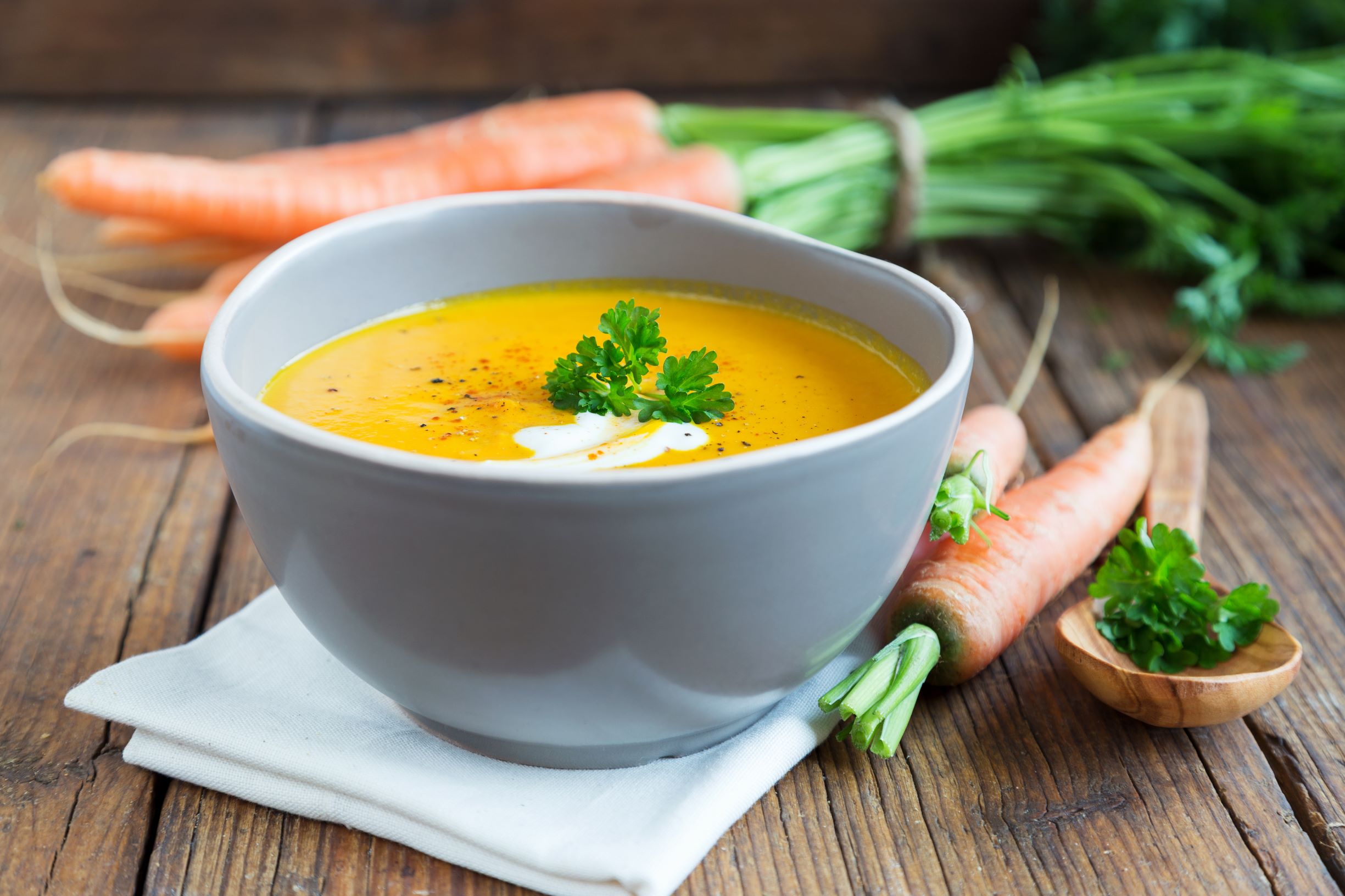 Tiana Fairtrade Organics Carrot and Coriander Soup Recipe