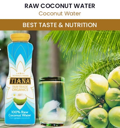 Raw coconut water
