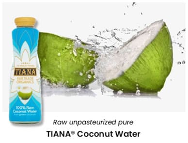 organic virgin coconut water